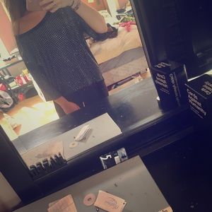 Small moon collection beaded short sleeve
